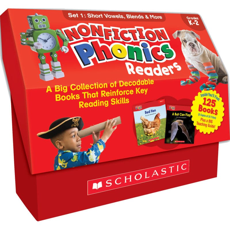 Set 1 Multi Copy Phonics Readers Nonfiction - Learn To Read Readers - Scholastic Teaching Resources