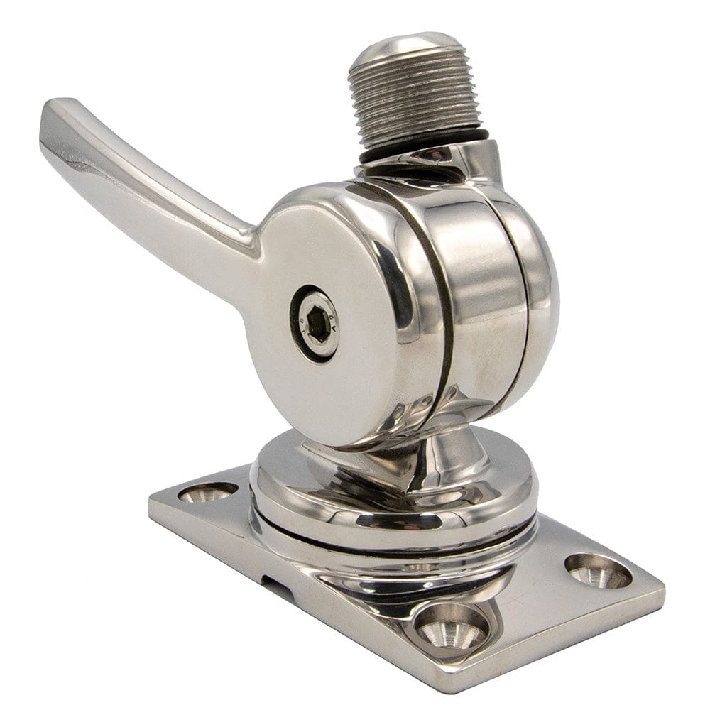 Shakespeare 6187 Sleek & Compact Stainless Steel Rotatable 4-Way Ratchet Mount - Communication | Antenna Mounts & Accessories - Shakespeare