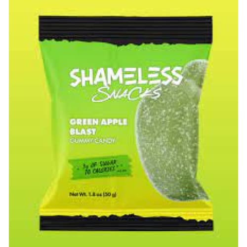SHAMELESS SNACKS: Gummy Green Apple 1.8 oz (Pack of 5) - Grocery > Chocolate Desserts and Sweets > Candy - SHAMELESS SNACKS