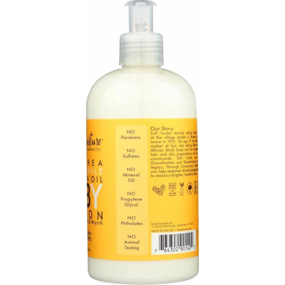 SHEA MOISTURE Shea Moisture Baby Healing Lotion Raw Shea Chamomile & Argan Oil, 12 Oz