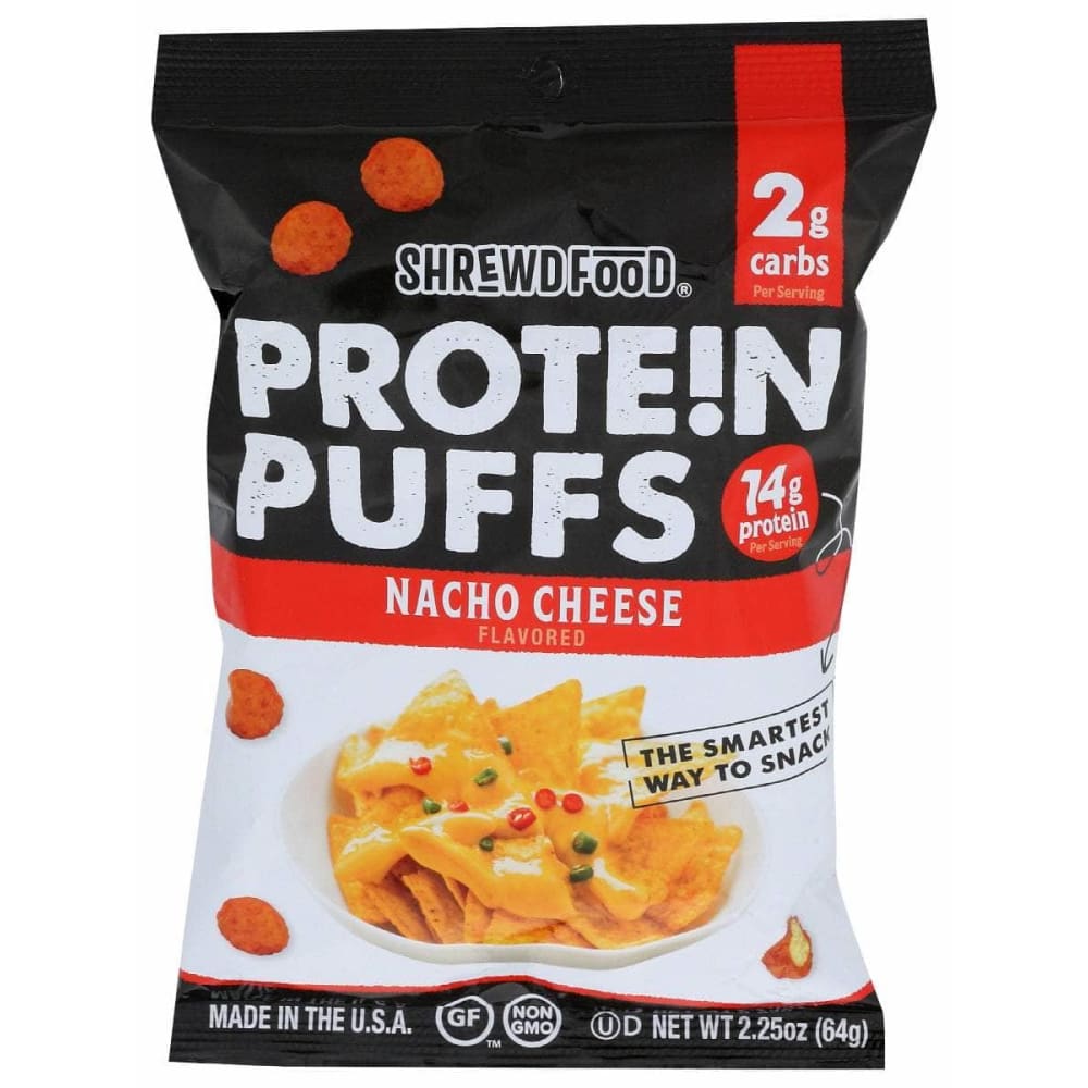 SHREWD FOOD SHREWD FOOD Protein Puffs Nacho Cheese, 2.25 oz