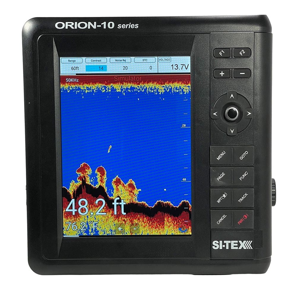 SI-TEX 10 Chartplotter System w/ Internal GPS & C-MAP 4D Card - Marine Navigation & Instruments | GPS - Chartplotters - SI-TEX