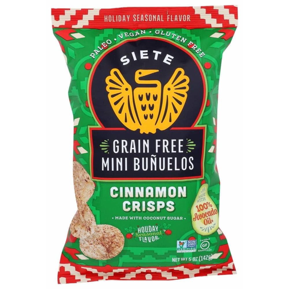 SIETE SIETE Bunuelos Cinnamon Crisps, 5 oz