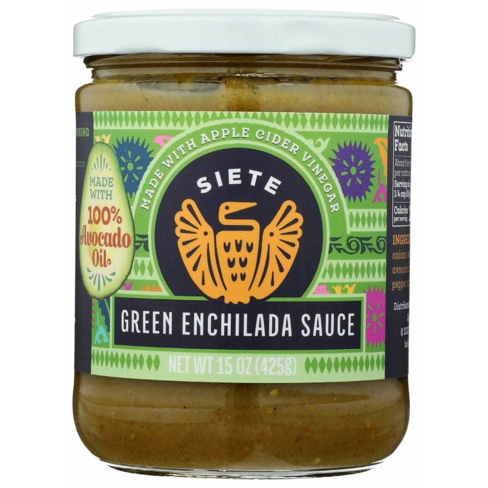 SIETE SIETE Sauce Enchilada Green, 15 oz