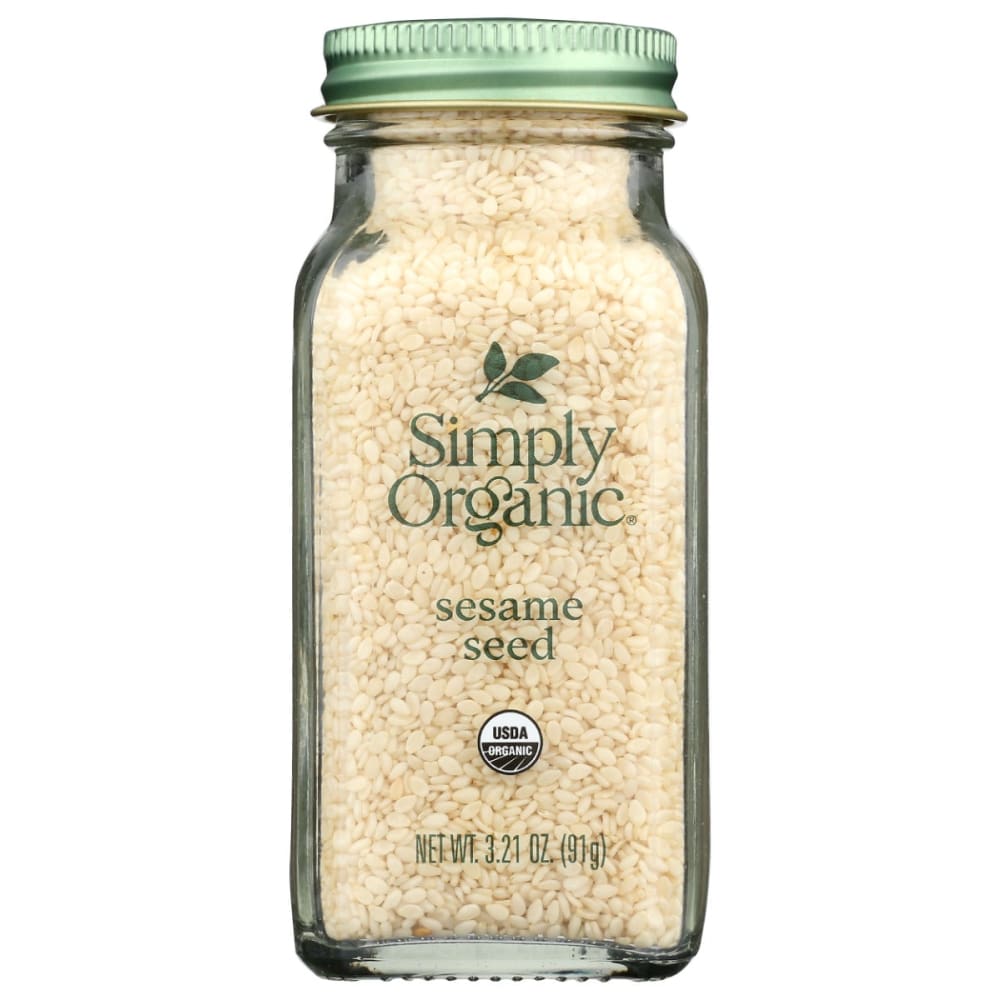 SIMPLY ORGANIC: Sesame Seed 3.21 oz (Pack of 4) - Meal Ingredients - SIMPLY ORGANIC
