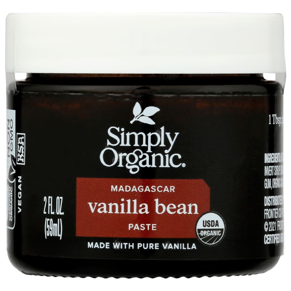 SIMPLY ORGANIC: Vanilla Bean Paste 2 fo (Pack of 4) - Grocery > Cooking & Baking > Sugars & Sweeteners - SIMPLY ORGANIC