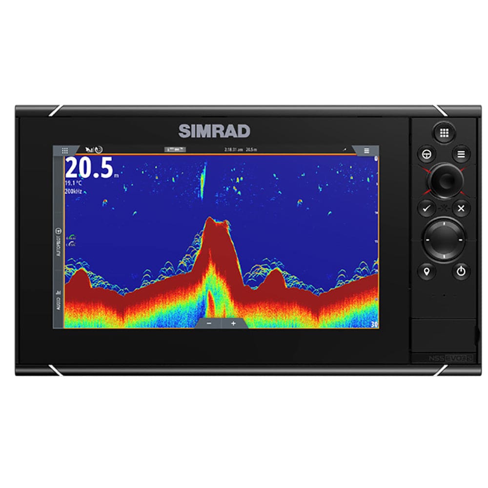 Simrad NSS9 evo3S Chartplotter/ Fishfinder MFD - Marine Navigation & Instruments | GPS - Fishfinder Combos - Simrad