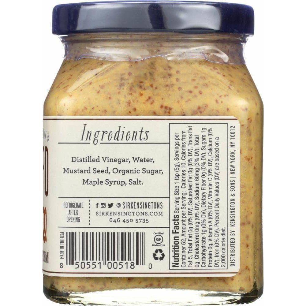 Sir Kensingtons Sir Kensingtons Mustard Spicy Brown, 11 oz