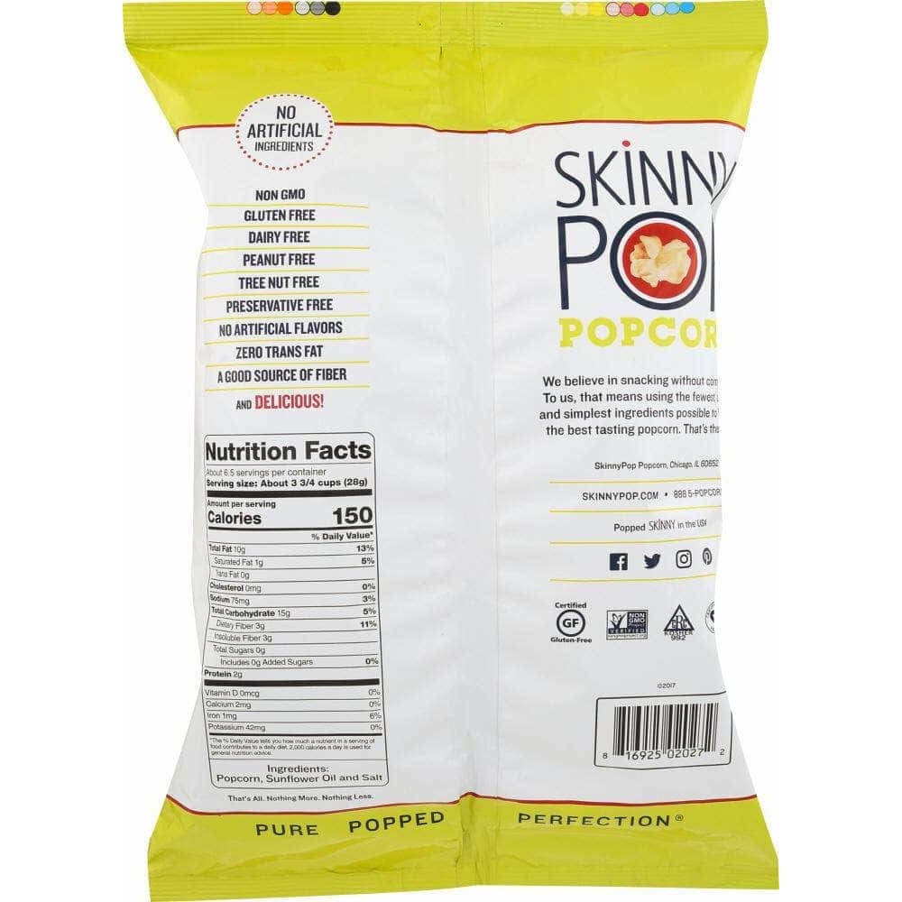 Skinny Pop Skinny Pop Popcorn Original Sharing Size, 6.7 oz