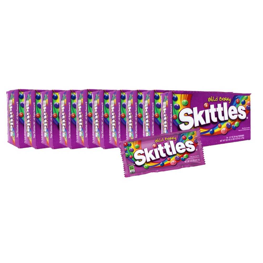 Skittles Wild Berry Candy 2.17 Oz - Wholesale - 36 Ct each- 10 Pack - Candy & Chocolate - Skittles