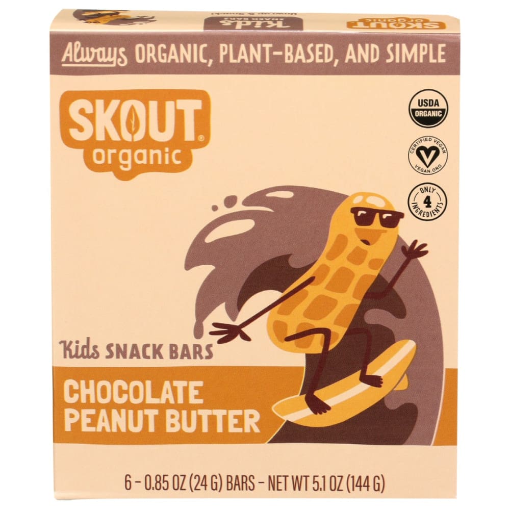 SKOUT: Bar Kids Pb Chclt Chip 5.1 OZ (Pack of 3) - Snacks Other - SKOUT