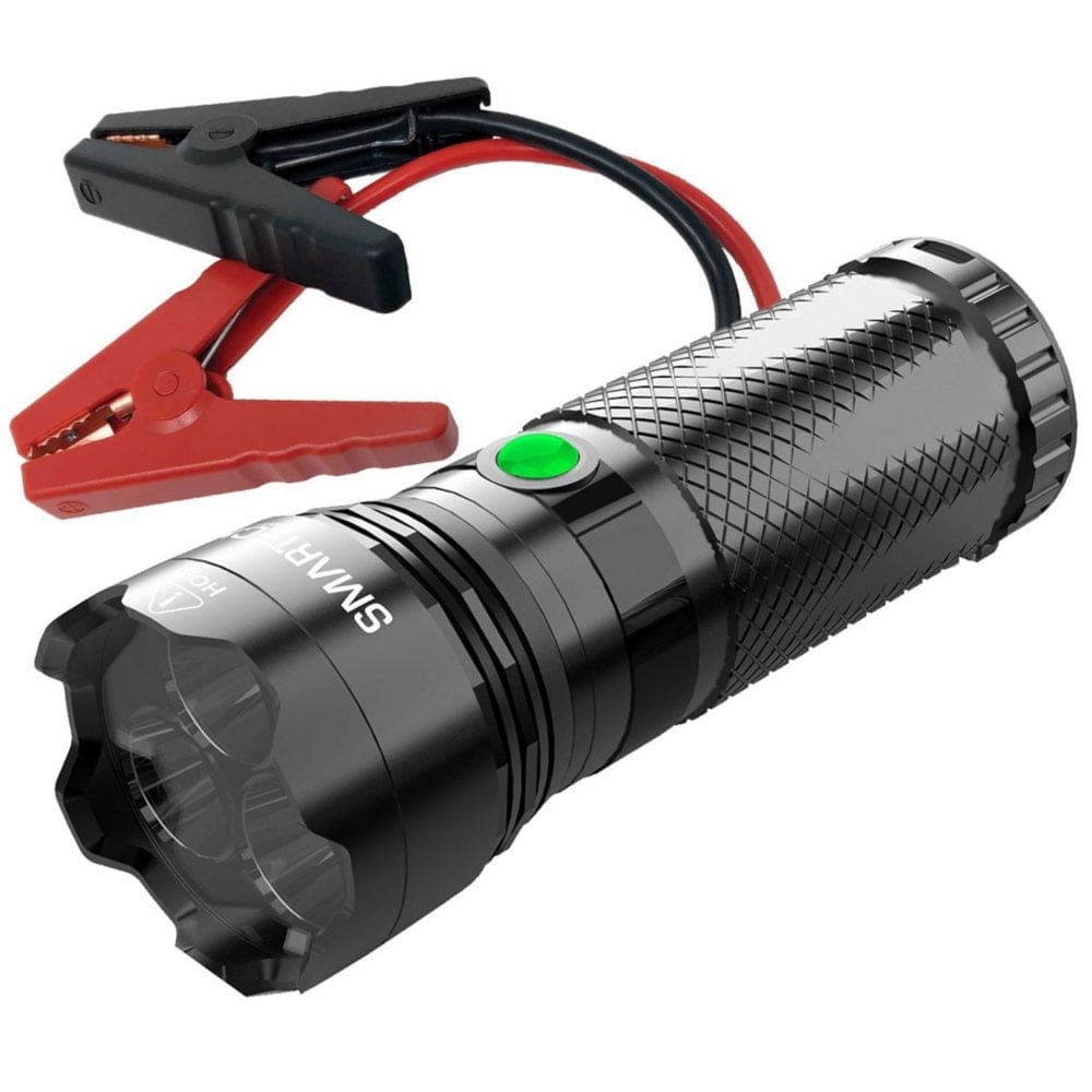 Smartech 8000 Lumen Rechargeable Flashlight with 10000 mAH Jump Starter and Power Bank - Battery Charging Systems - Smartech
