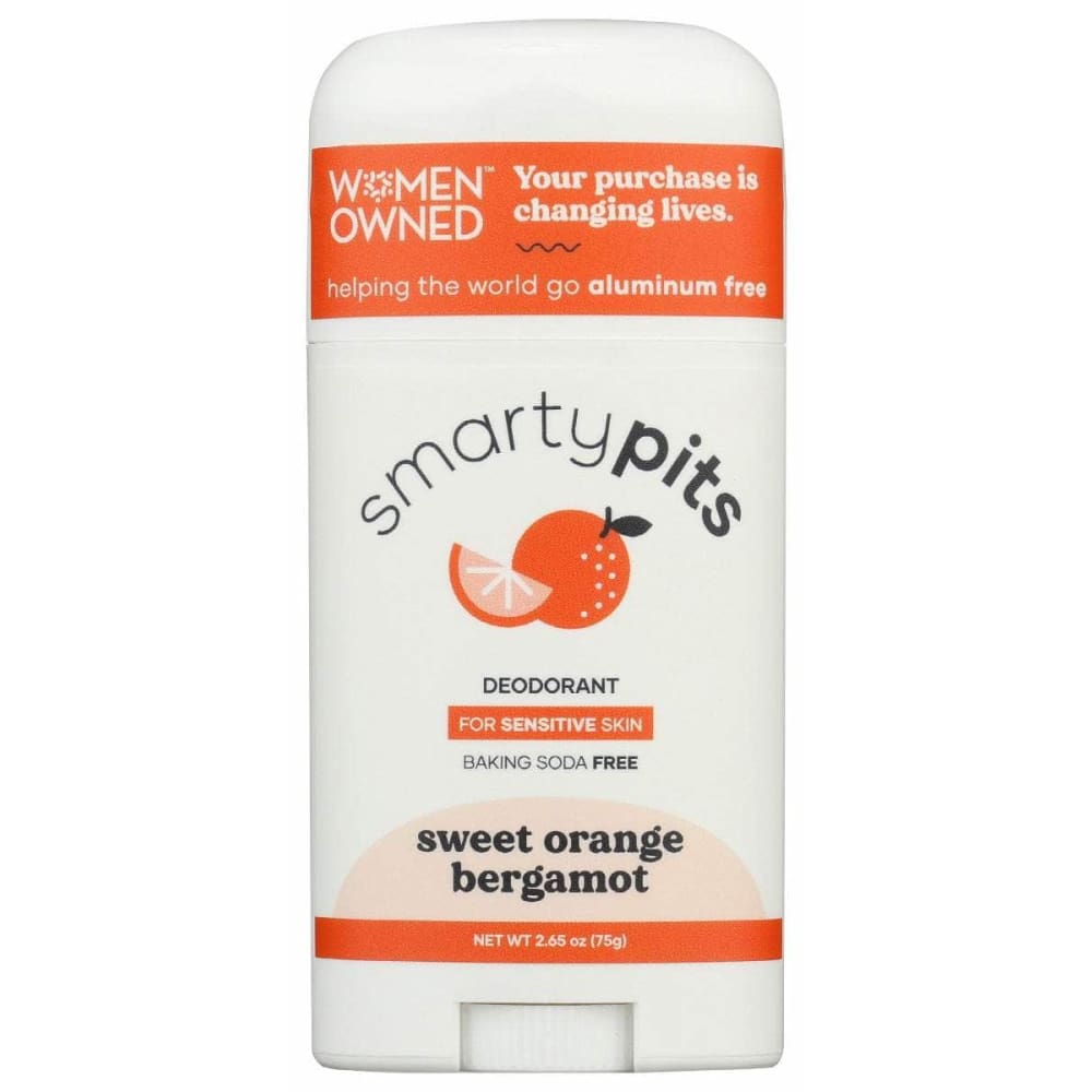SMARTYPITS SMARTYPITS: Sweet Orange Bergamot Sensitive Skin Formula, 2.65 oz