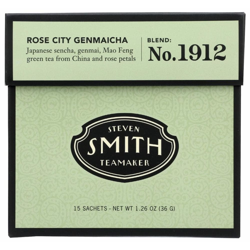SMITH TEAMAKER SMITH Tea Grn Rse City Gnmaicha, 15 bg