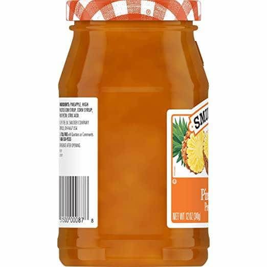 SMUCKERS Grocery > Pantry > Jams & Jellies SMUCKERS: Preserve Pineapple, 12 oz
