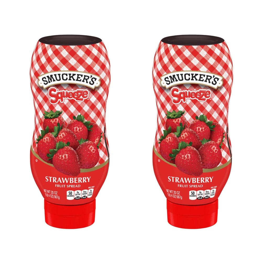 Smucker’s Squeeze Strawberry Fruit Spread (20 oz. 2 pk.) - Condiments & Sauces - Smucker’s
