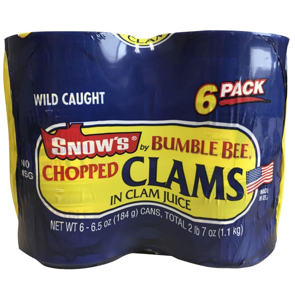 Snow’s Ocean Chopped Clams 6 pk./6.5 oz. - Snow’s