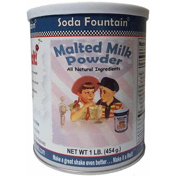 SODA FOUNTAIN Grocery > Beverages > Milk SODA FOUNTAIN: Malted Milk Powder, 16 oz