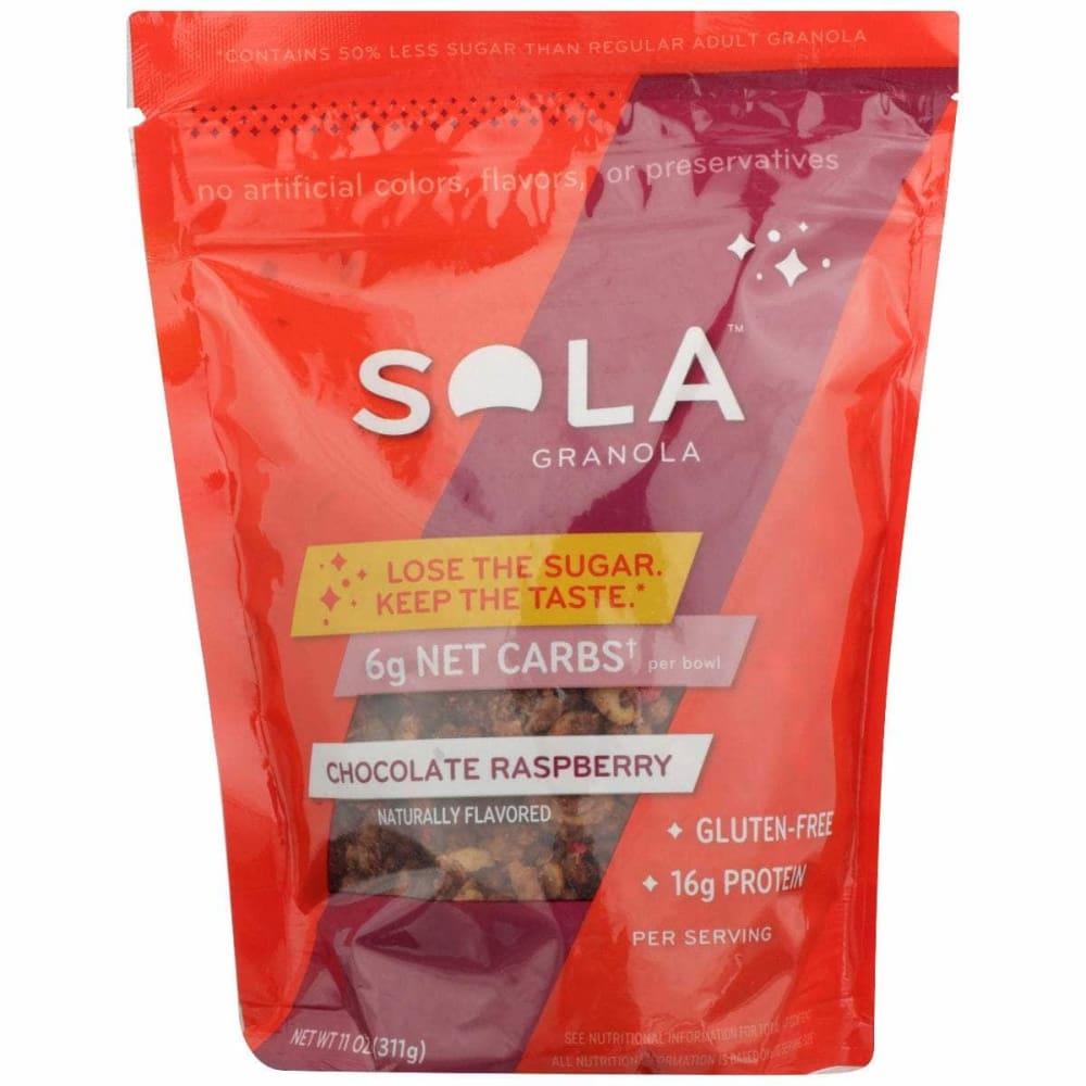 SOLA SOLA Chocolate Raspberry Granola, 11 oz