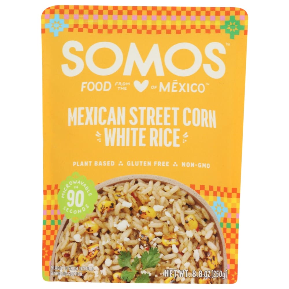 SOMOS: Mexican Street Corn White Rice 8.8 oz (Pack of 5) - Rice - SOMOS