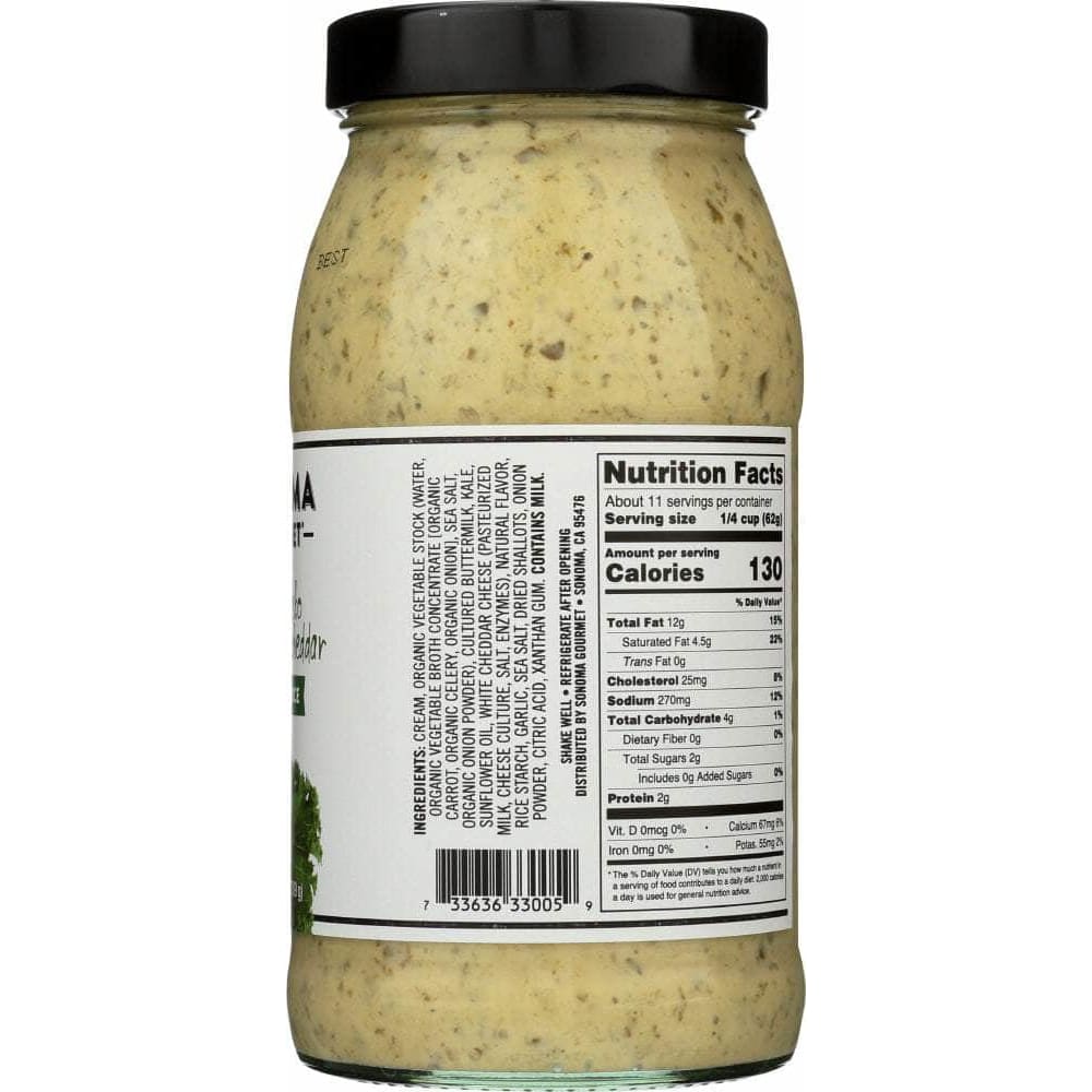Sonoma Gourmet Sonoma Gourmet Sauce Pasta Kale Pesto White Cheddar, 25 OZ