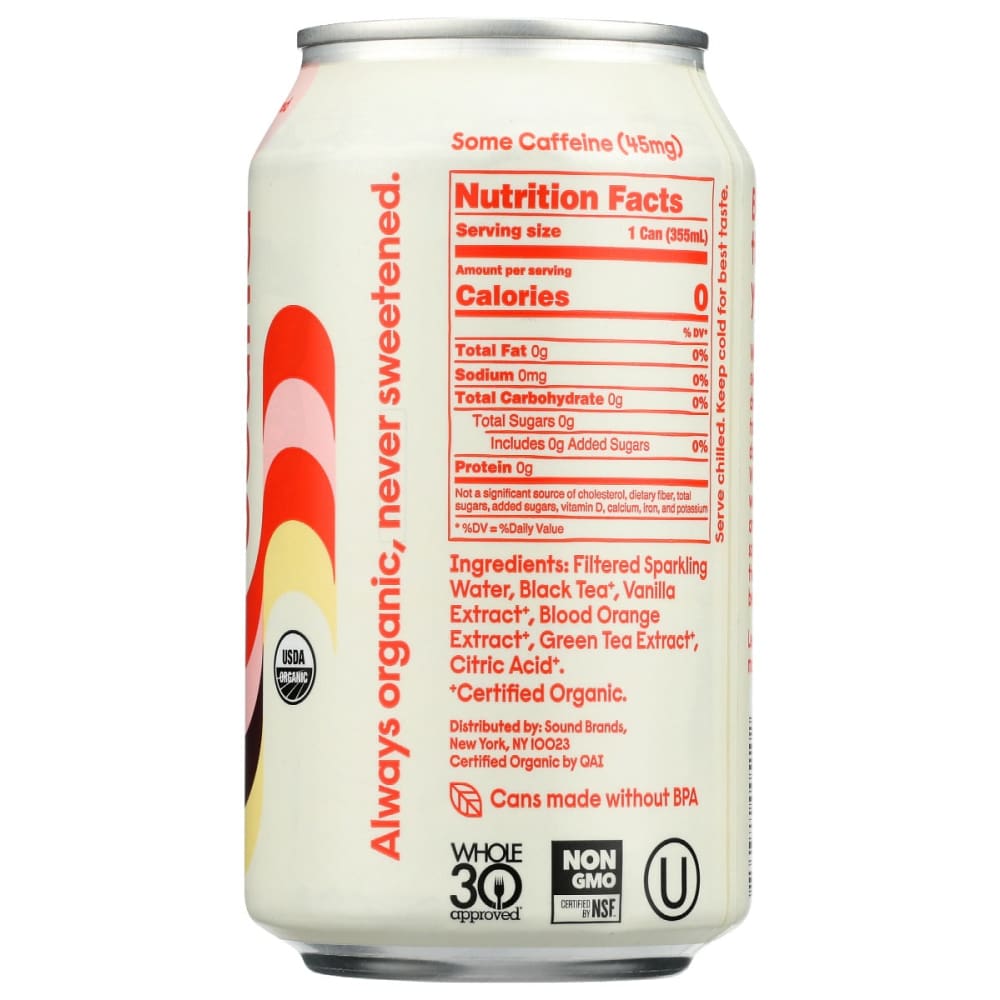 SOUND: Water Sprkl Blood Orange 12 fo - Grocery > Beverages > Water > Sparkling Water - Sound