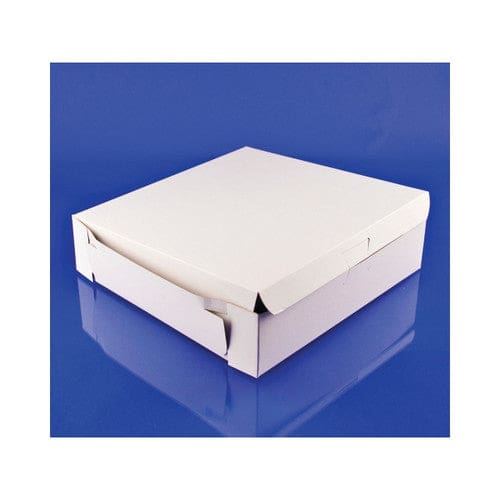 Southern Champion 10x10x2.5 White Bakery Box Lock Corner 250ct - Misc/Packaging - Southern Champion