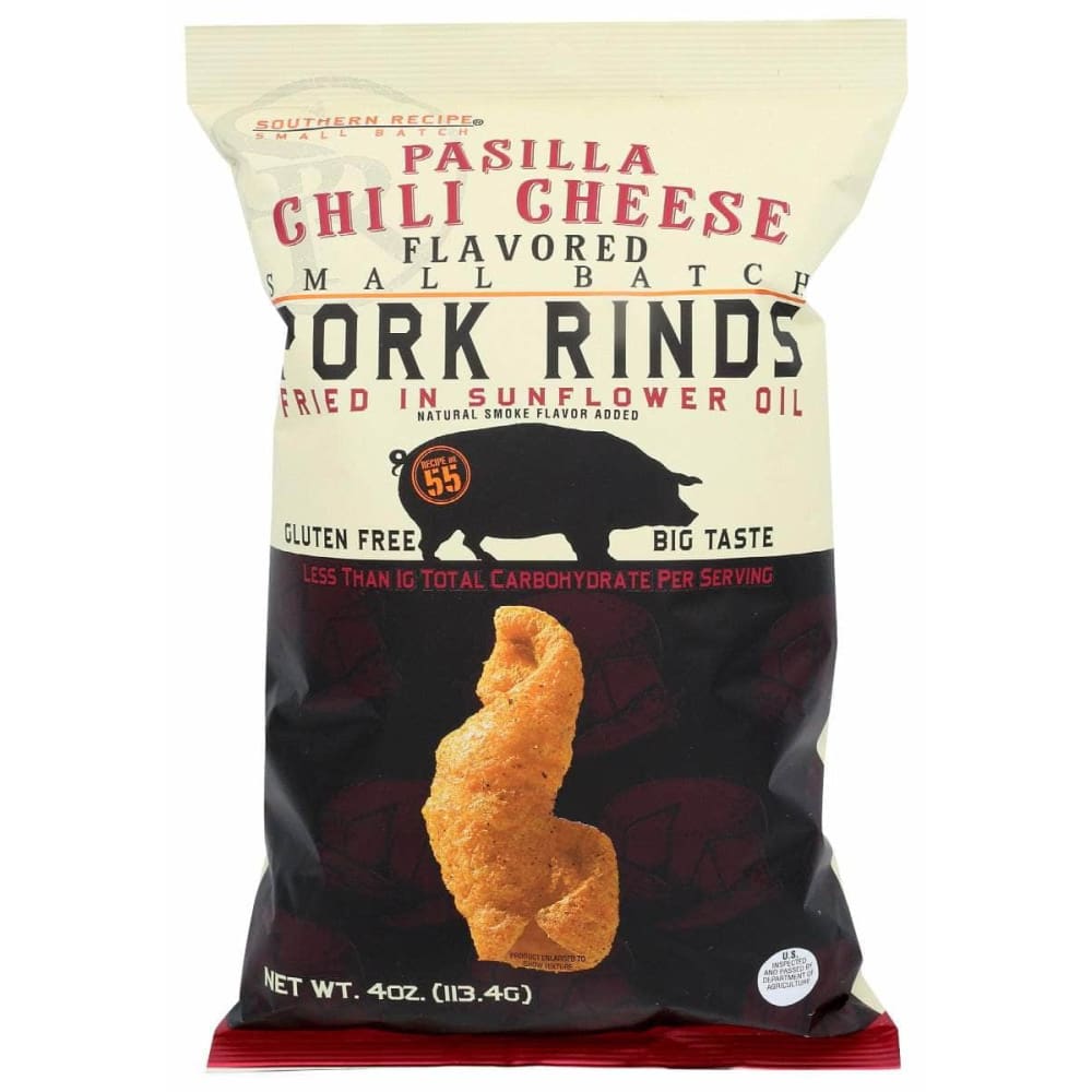 SOUTHERN RECIPE SMALL BATCH SOUTHERN RECIPE SMALL BATCH Pork Rind Psilla Chil Chz, 4 oz