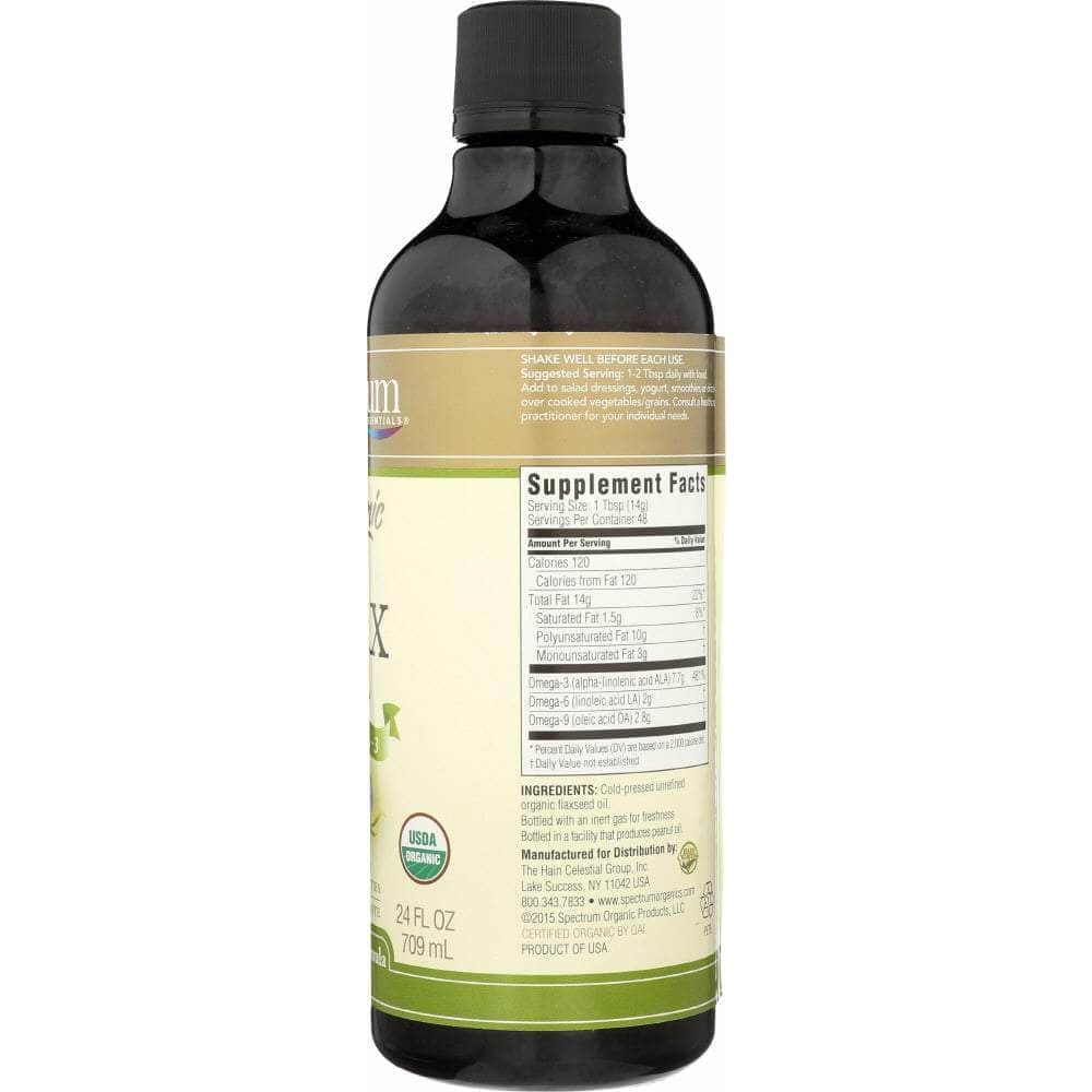 Spectrum Organic Products Spectrum Essential Organic Flax Oil Omega-3 Original Formula, 24 oz
