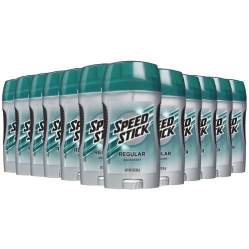 Speed Stick Antiperspirant Deodorant Regular - 3.0 oz - 12 Pack - Solid - speed stick