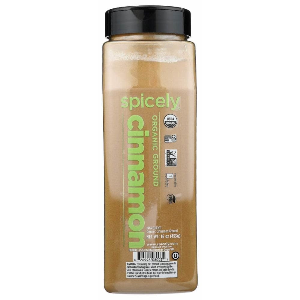 SPICELY ORGANICS SPICELY ORGANICS Spice Cinn Ground Org, 16 oz