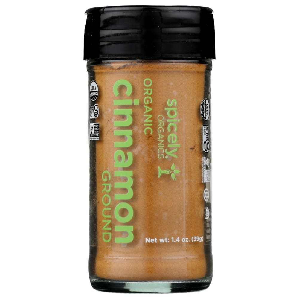 SPICELY ORGANICS: Spice Cinnamon Ground Jar 1.4 oz (Pack of 4) - SPICELY ORGANICS