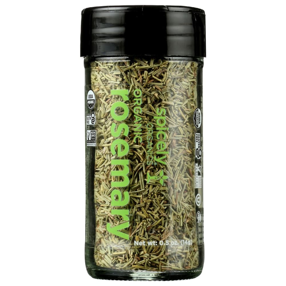 SPICELY ORGANICS: Spice Rosemary Whole Jar 0.5 oz (Pack of 4) - SPICELY ORGANICS