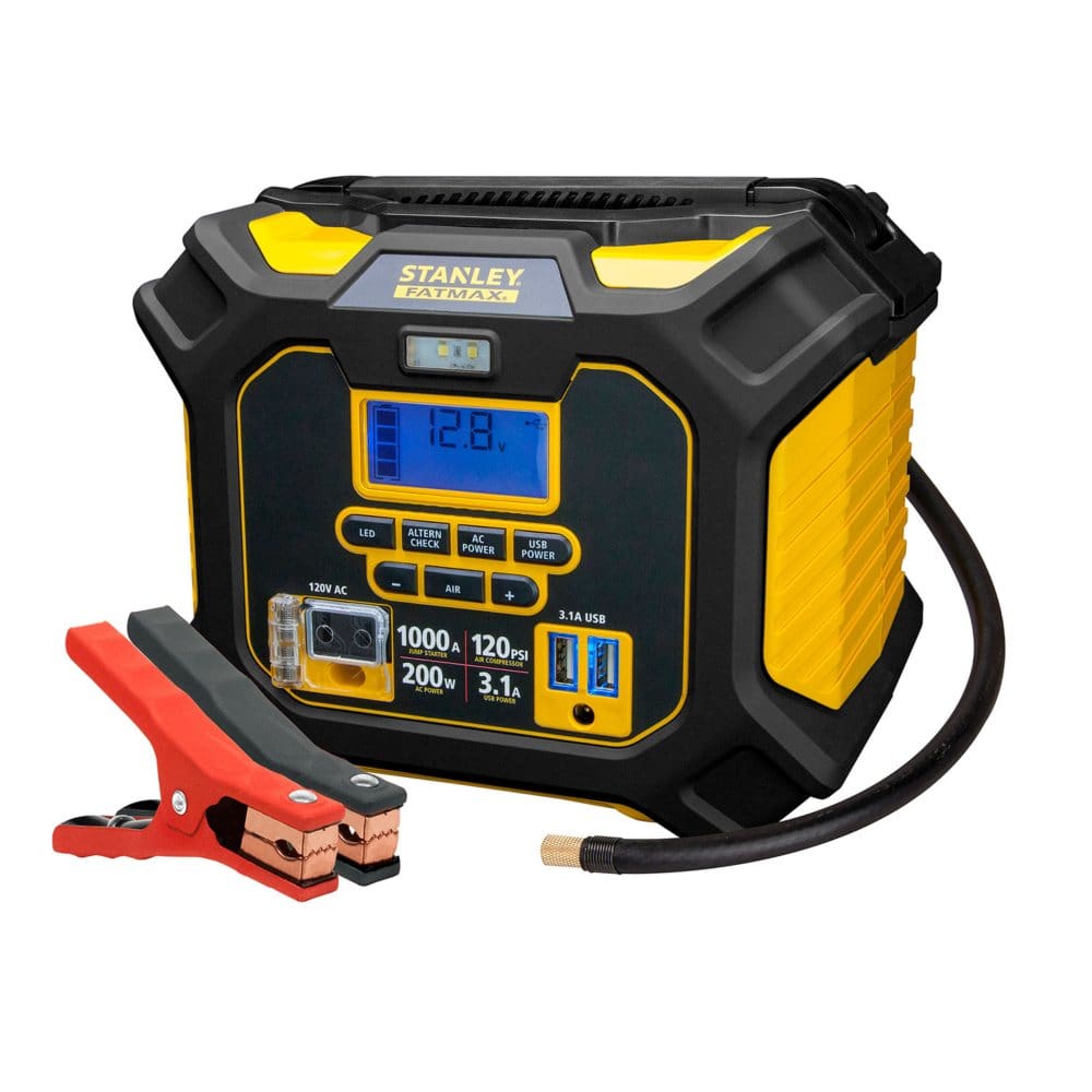 Stanley FatMax 1000 Peak Amp Power Station Yellow - Portable Power Stations - Stanley