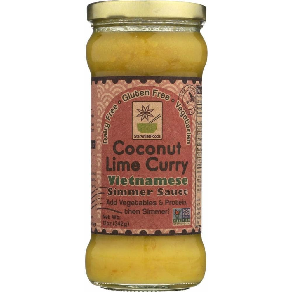 STAR ANISE STAR ANISE Sauce Coconut Lime Curry, 12 oz