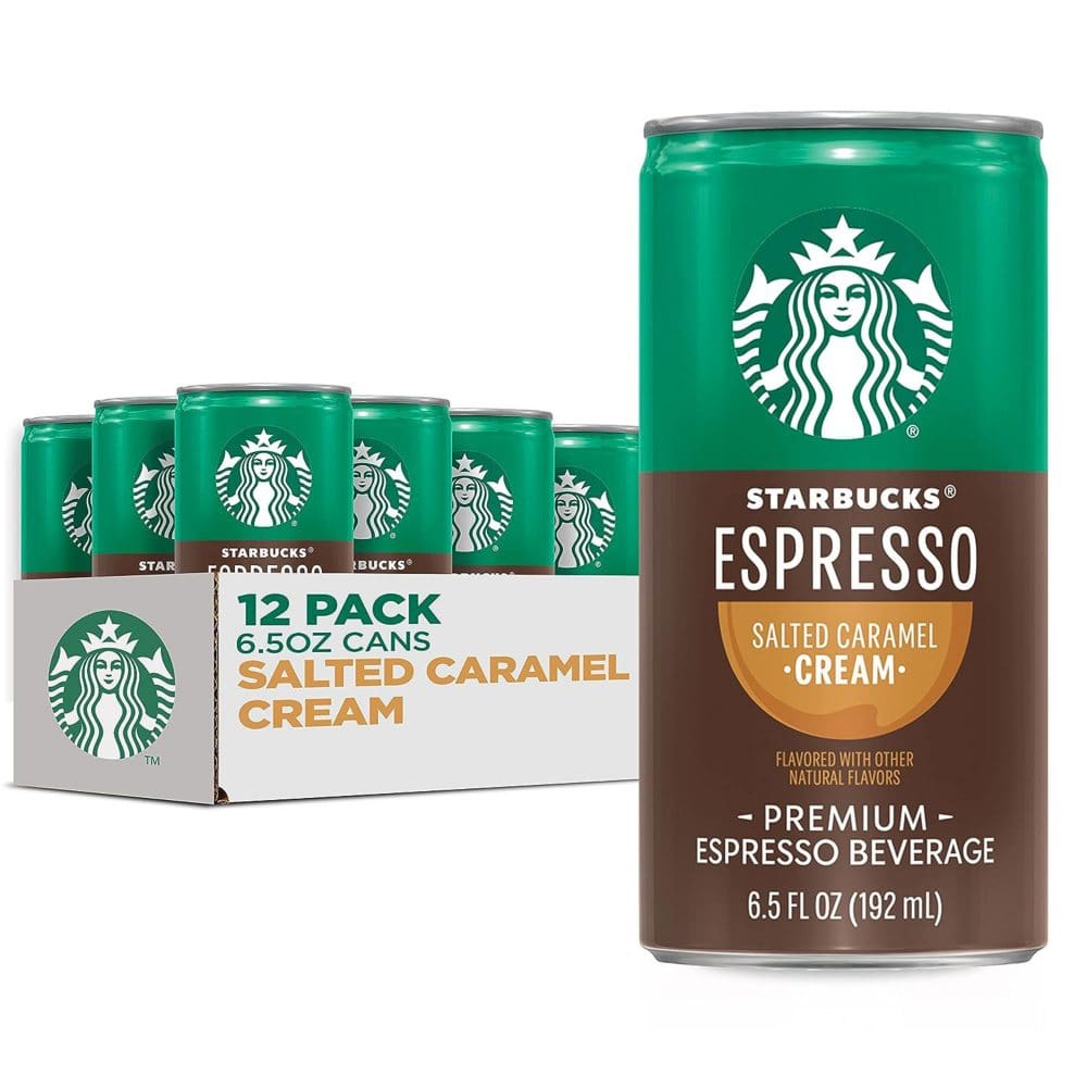 Starbucks Doubleshot Salted Caramel (6.5 fl. oz. 12 pk.) - Starbucks Coffee Pick Me Ups - ShelHealth
