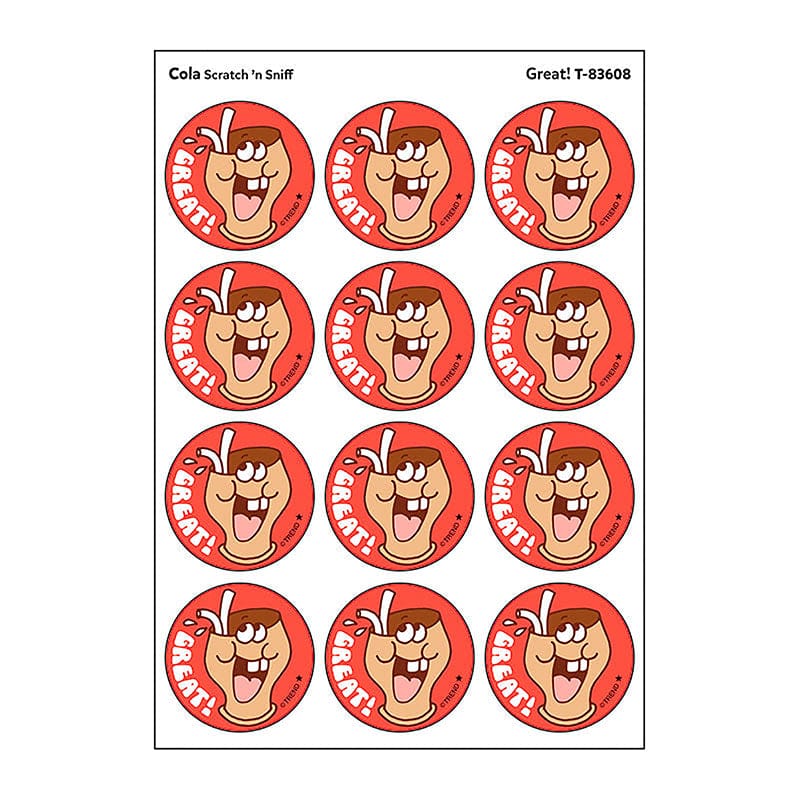 Stickers 24Ct Great Cola Scent (Pack of 12) - Stickers - Trend Enterprises Inc.