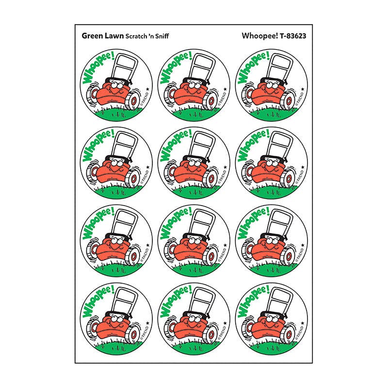Stickers 24Ct Whoopee Green Lawn Scent (Pack of 12) - Stickers - Trend Enterprises Inc.