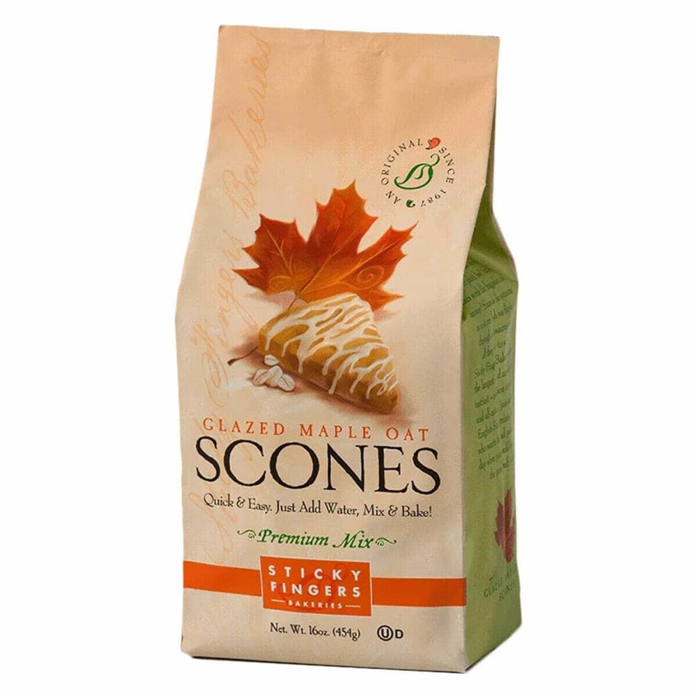 STICKY FINGERS BAKERIES Grocery > Cooking & Baking > Baking Ingredients STICKY FINGERS BAKERIES: Glazed Maple Oat Scones, 16 oz
