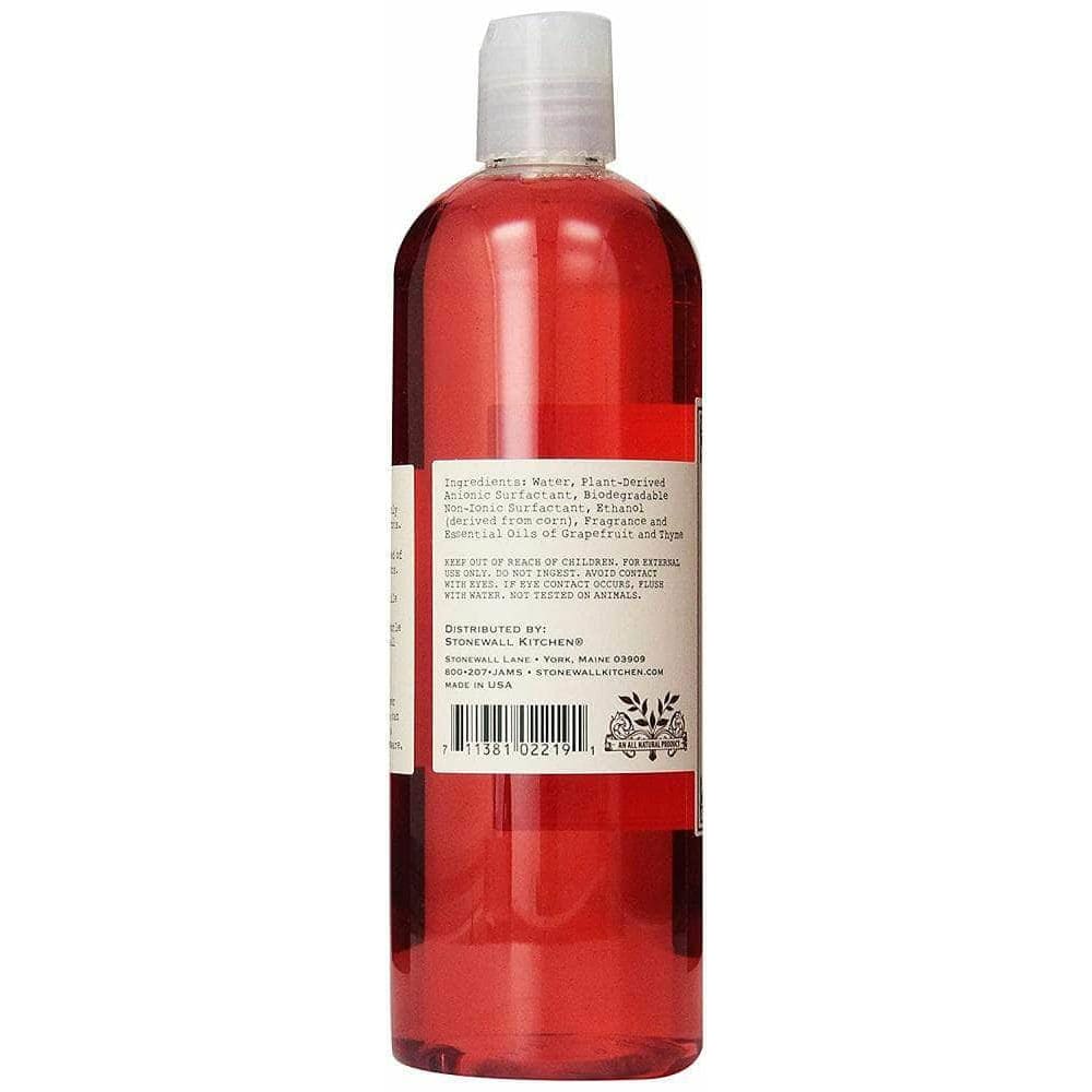 Stonewall Kitchen Stonewall Kitchen Grapefruit Thyme Dish Soap, 16.90 Fo