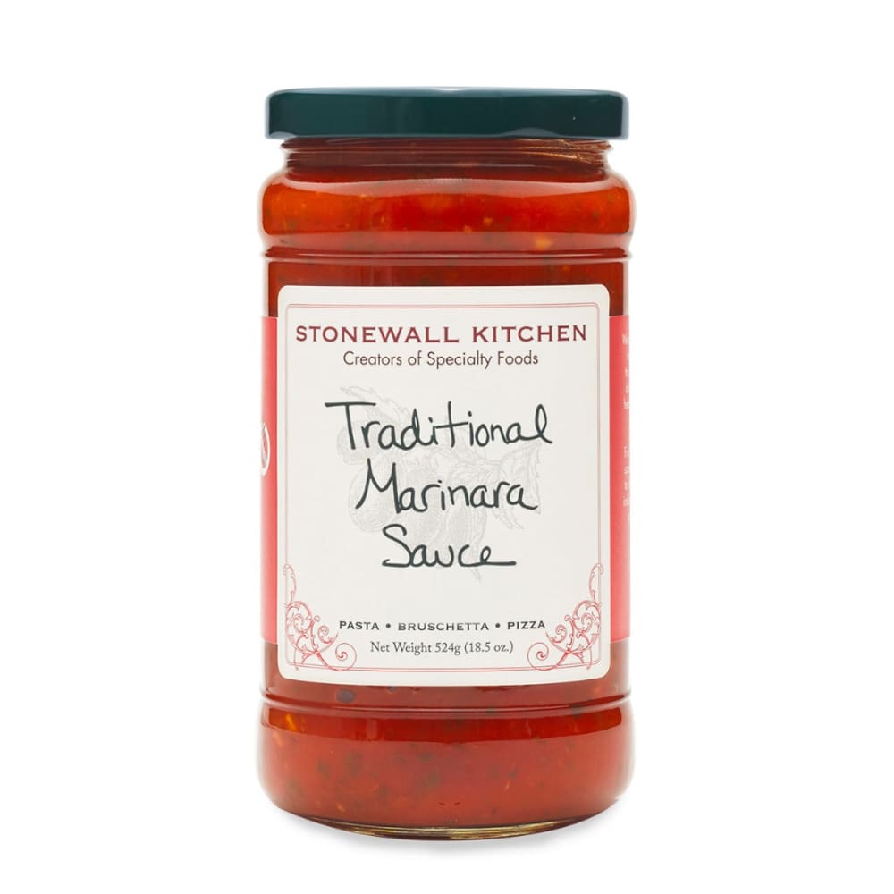STONEWALL KITCHEN: Traditional Marinara Sauce 18.5 oz (Pack of 3) - Pantry > Pasta and Sauces > SS PASTA SAUCE - STONEWALL KITCHEN