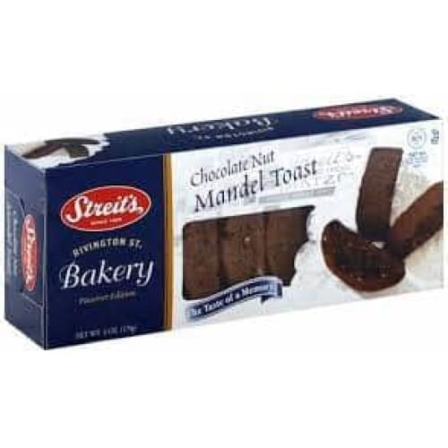 STREITS STREITS Mandel Toast Choc Nut, 6 oz