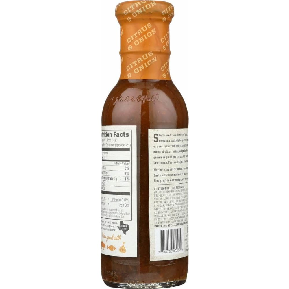 STUBBS Stubbs Citrus And Onion Chicken Marinade, 12 Oz