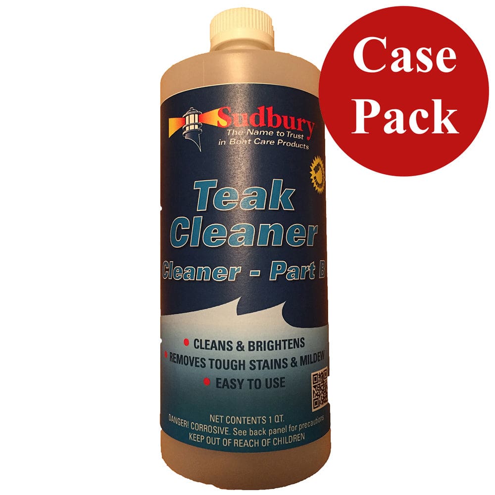 Sudbury Sudbury Teak Cleaner Part B - Quart - *Case of 12* - Boat Outfitting | Cleaning - Sudbury