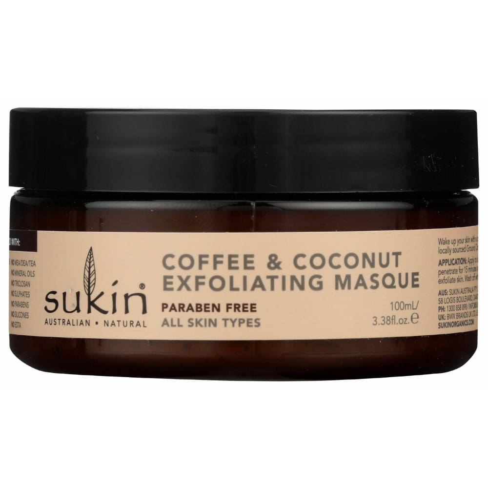 SUKIN Beauty & Body Care > Skin Care > Facial Cleansers & Exfoliants SUKIN Coffee & Coconut Exfoliating Mask, 3.38 fo