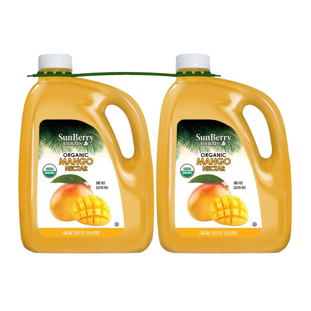 Sunberry Farms Organic Mango Nectar 2 pk./1 gal. - Home/Grocery Household & Pet/Beverages/Juice/ - Sunberry Farms
