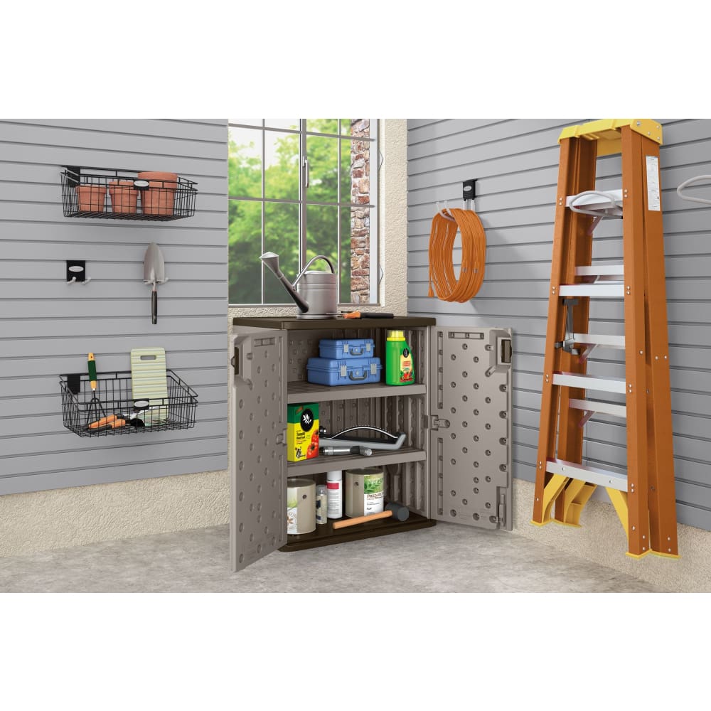 Suncast Suncast Base Storage Cabinet - Gray - Home/Home/Storage & Organization/Garage & Utility/ - Suncast