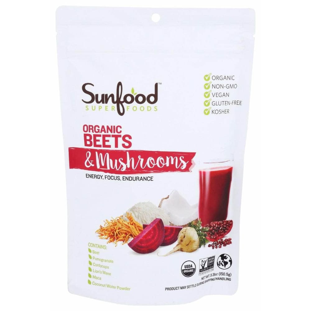 SUNFOOD SUPERFOODS SUNFOOD SUPERFOODS Organic Beets And Mushroom, 5.31 oz