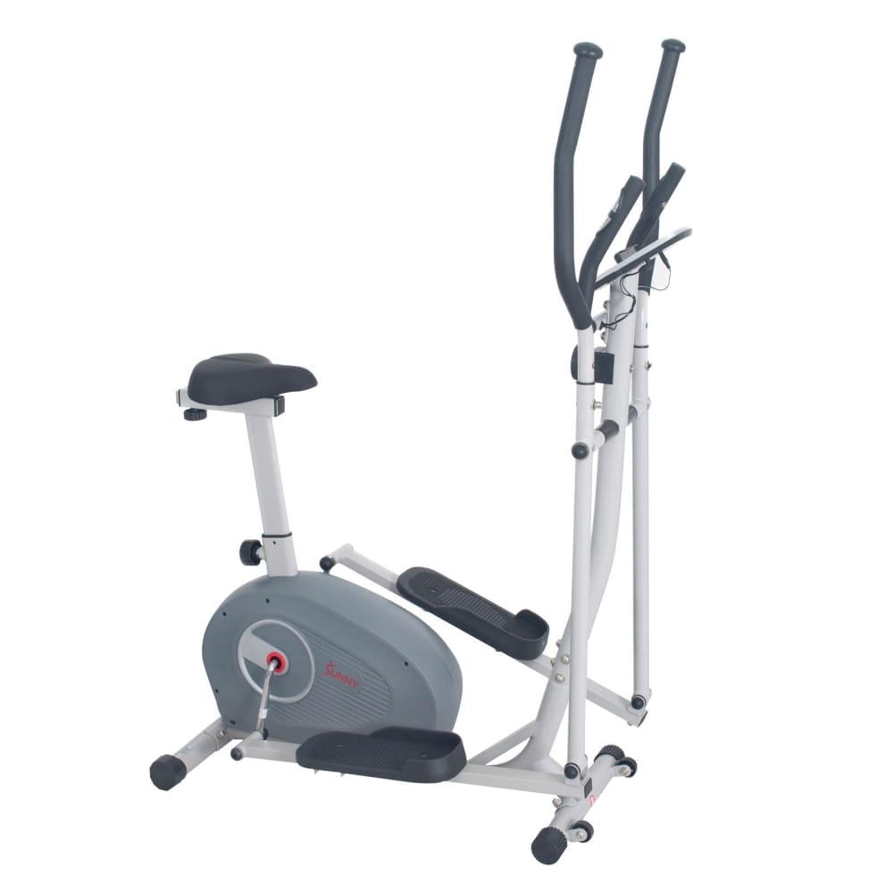 Sunny Health & Fitness SF-E3903 2-in-1 Magnetic Elliptical Upright Bike - Sunny Health & Fitness