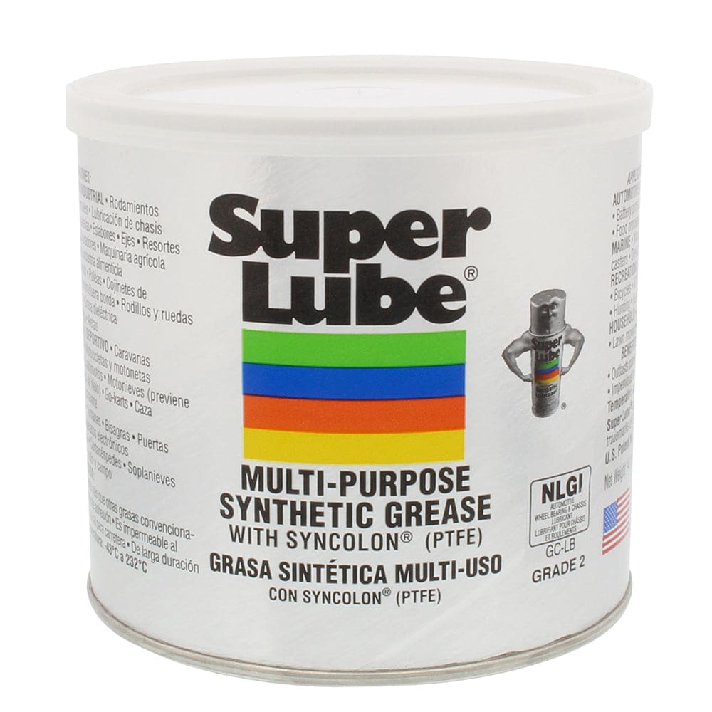 Super Lube Multi-Purpose Synthetic Grease w/ Syncolon® (PTFE) - 14.1oz Canister - Winterizing | Cleaning,Boat Outfitting | Cleaning - Super